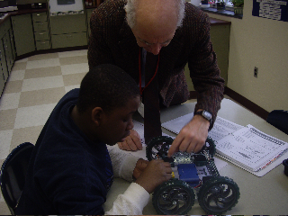John Hall and Scott Middle School students