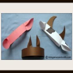Paper animal hats sale